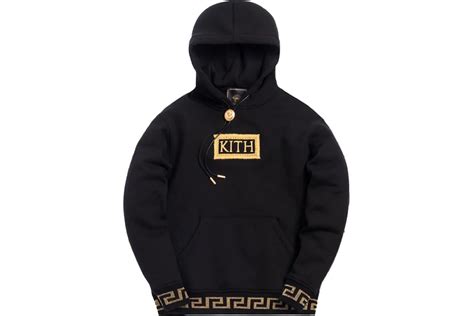 Kith x Versace Bolo Hoodie Black Men's 